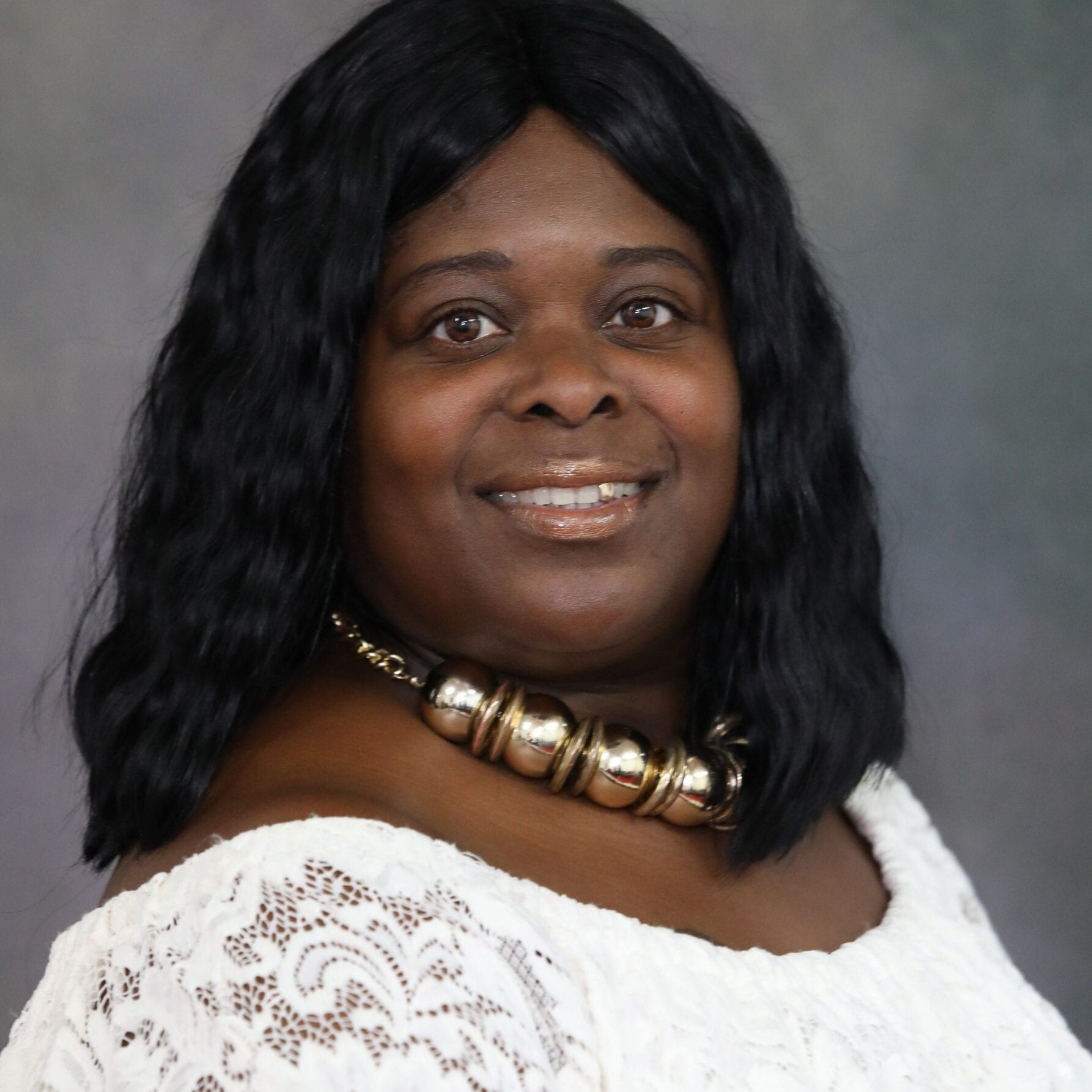 Greeter Kim Dixon